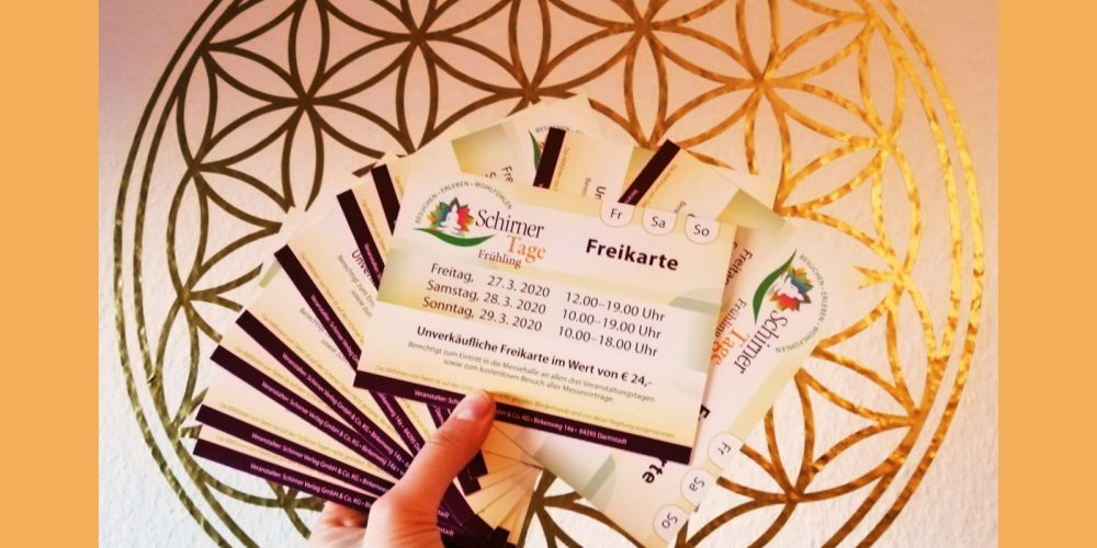 Freikarten Schirner Tage vom 27. – 29.03.2020 in Darmstadt