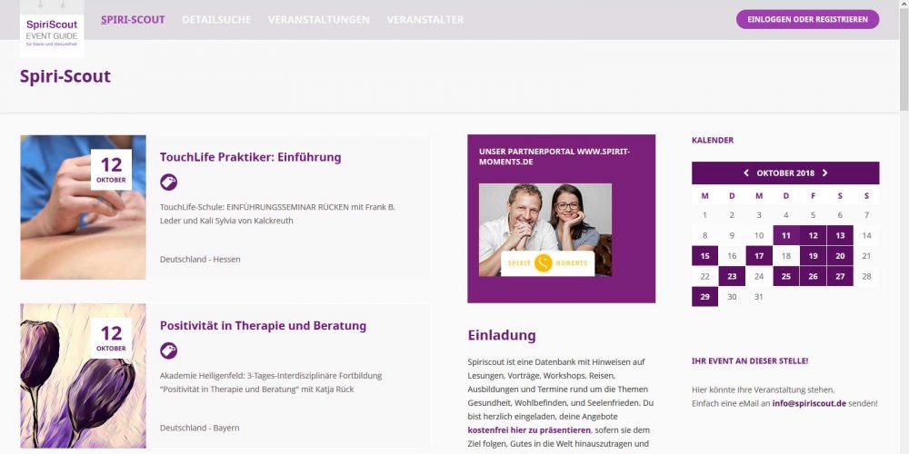 Noch 4 Messen dieses Jahr und neues Partnerportal