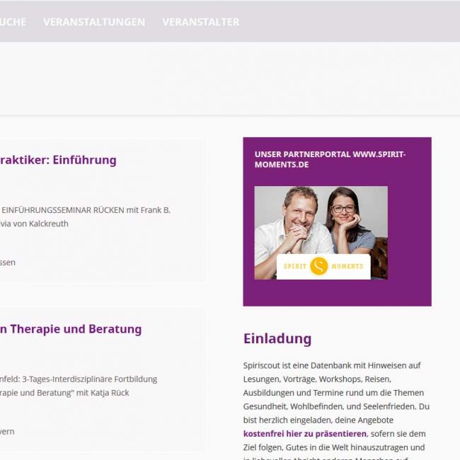 Noch 4 Messen dieses Jahr und neues Partnerportal