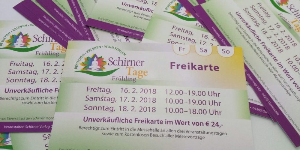 Freikarten, Messen und Marketing-Unterstützung