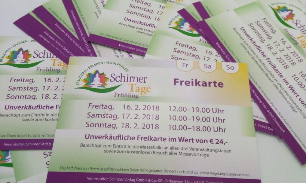 Freikarten, Messen und Marketing-Unterstützung